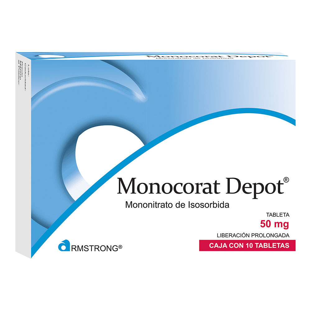 MONOCORAT DEPOT 50MG C 10 TAB