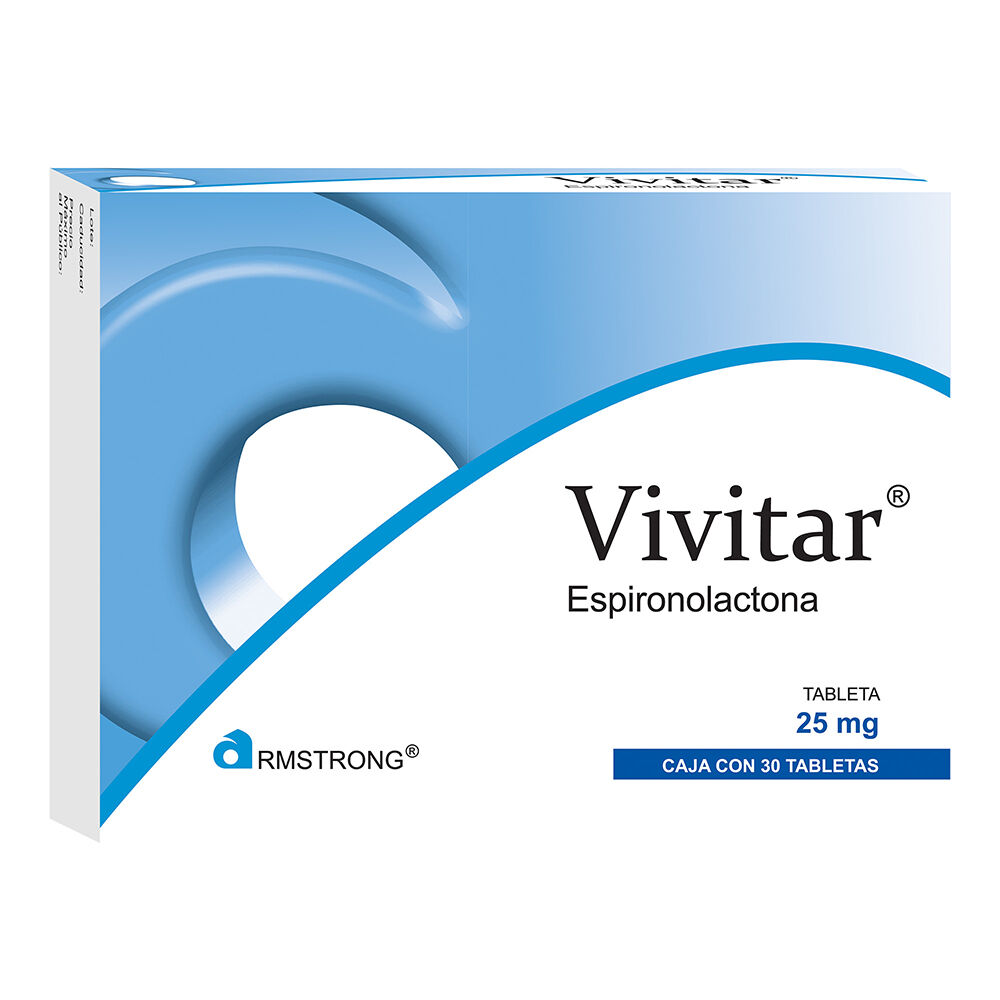 VIVITAR  25MG C 30 TAB ESPIRONOLACTONA