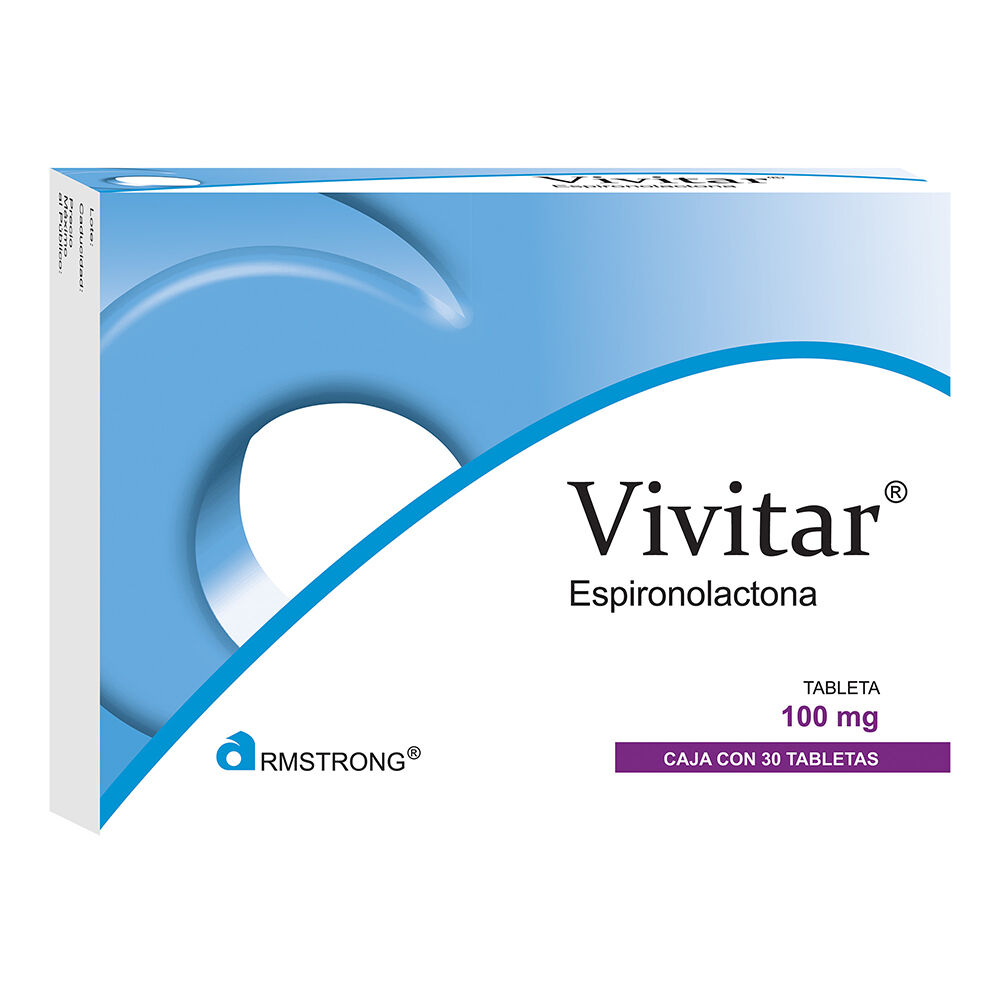 VIVITAR 100MG C 30 TAB ESPIROLACTONA