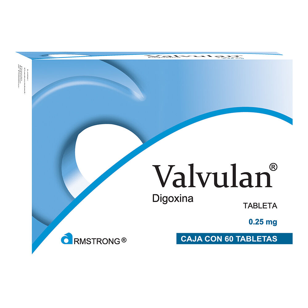 VALVULAN 0.25MG C 60 TAB DIGOXINA