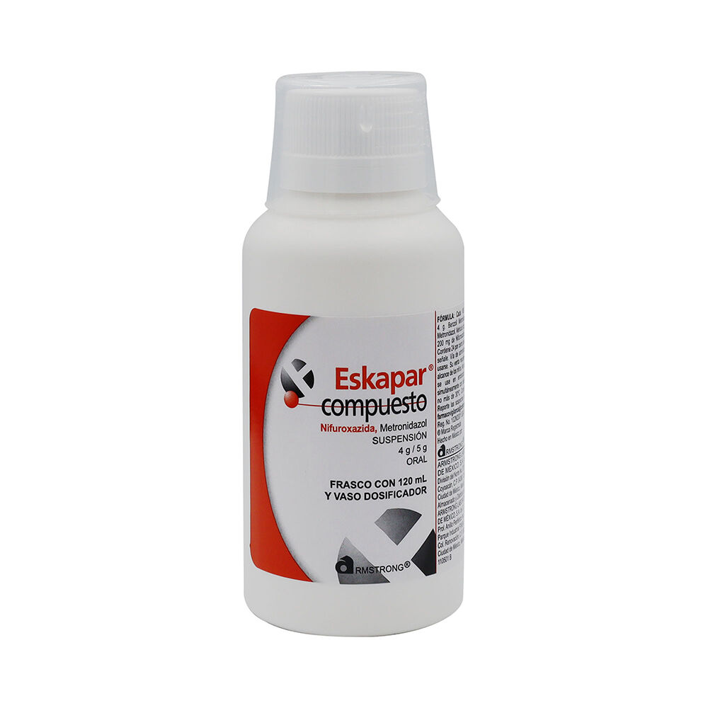 ESKAPAR COMPUESTO SUSP 120ML NIFUROXAZIDAMETRONIDAZOL