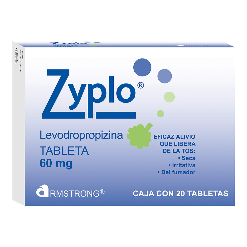 ZYPLO 60MG C 20 TAB LEVODROPROPIZINA