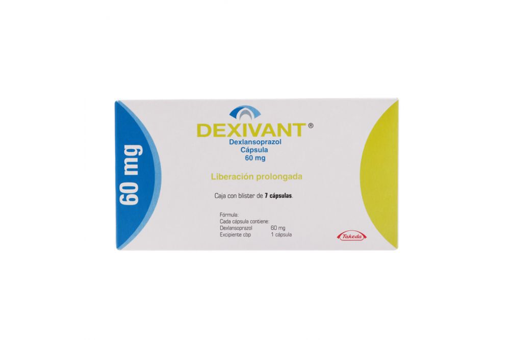 DEXIVANT 60MG LP C 7 TAB DEXLANSOPRAZOL