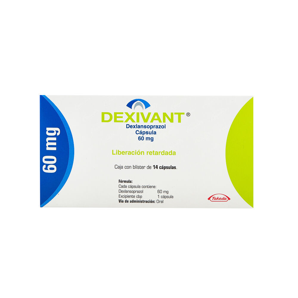 DEXIVANT 60MG LP C 14 TAB DEXLANSOPRAZOL