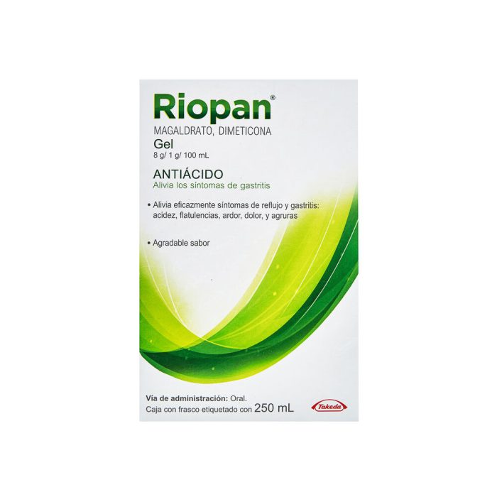 RIOPAN SUSPENSION 250ML MAGALDRATO/DIMETICONA