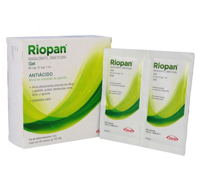 RIOPAN GEL C 20 SOB 10ML MAGALDRATO/DIMETICONA