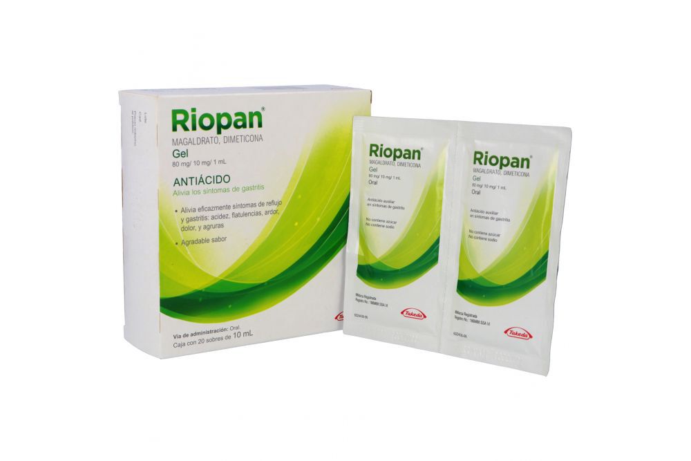 RIOPAN GEL C 20 SOB 10ML MAGALDRATO/DIMETICONA