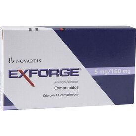 EXFORGE 5MG/160MG C 14 TAB