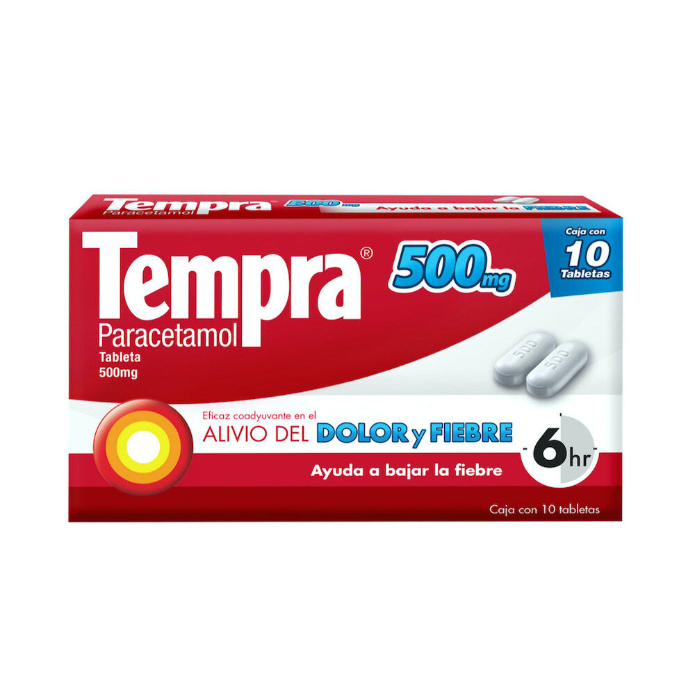 TEMPRA 500MG C 10 TAB