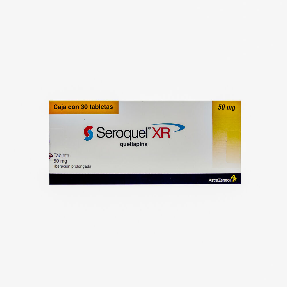 SEROQUELXR 50MG LP C 30 TAB QUETIAPINA