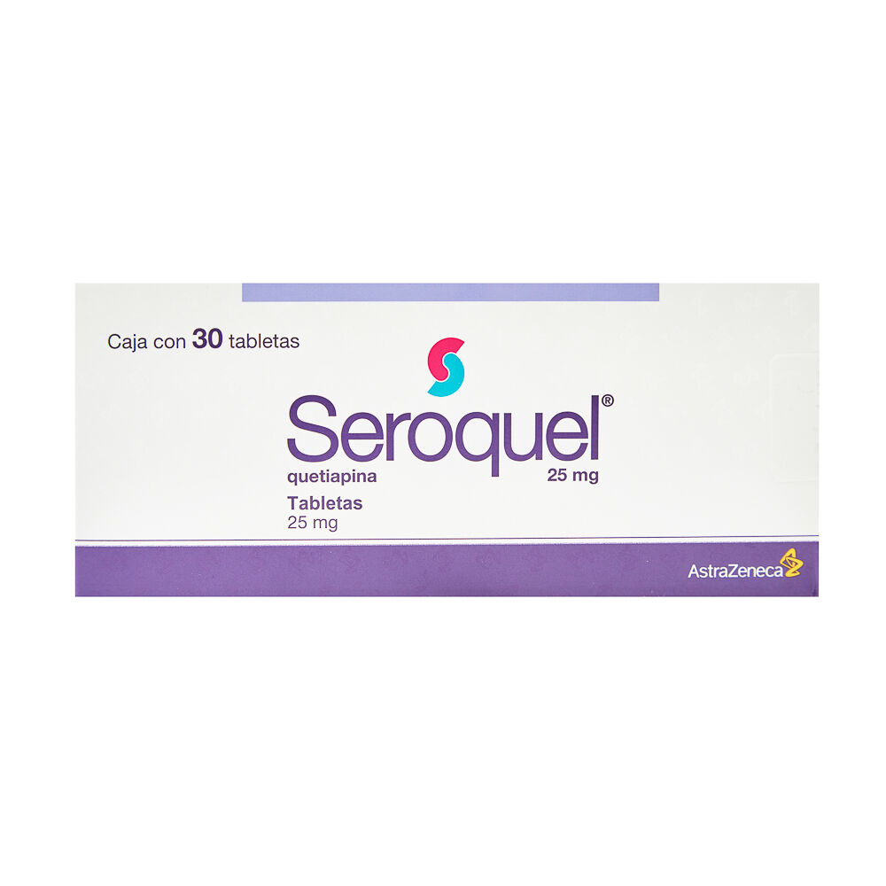 SEROQUEL 25MG C 30 TAB QUETIAPINA