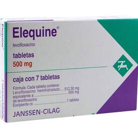ELEQUINE 500MG C 7 TAB LEVOFLOXACINO