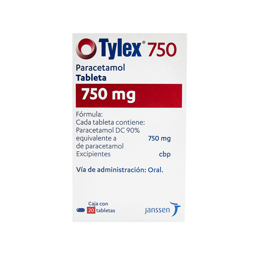 TYLEX 750 C 20 TAB PARACETAMOL