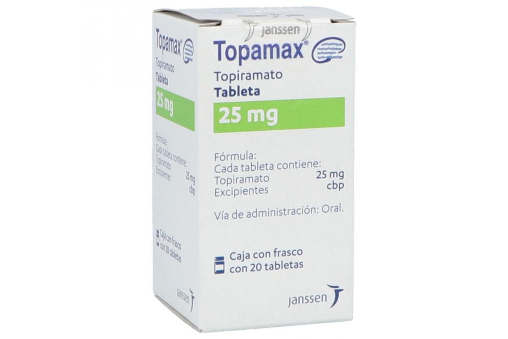 TOPAMAX 25MG C 20 TAB TOPIRAMATO