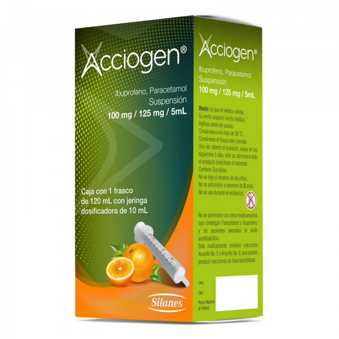 ACCIOGEN SUSP 120ML IBUPROFENOPARACETAMOL