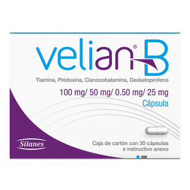 VELIAN-B C 30 CAP DEXKETOPROFENOVITAMINAS B
