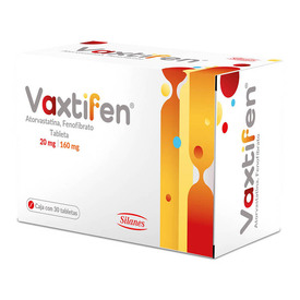 VAXTIFEN 20/160MG C 30 TAB  ATORVASTATINAFENOFIBRATO
