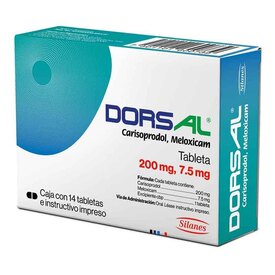 DORSAL 2007.5MG C 14 TAB CARISOPRODOL-MELOXICAM