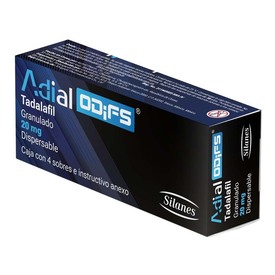 ADIAL ODIFS GRANUL 20MG C 4 SOB TADALAFIL