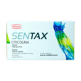 SENTAX 1000MG/10ML SOB C 10 CITICOLINA