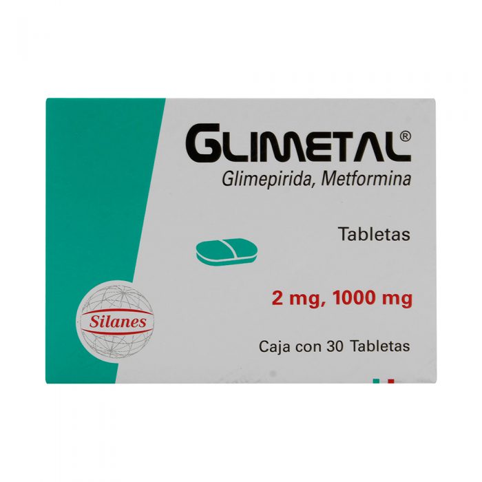 GLIMETAL 2MG/1000MG C 30 TAB