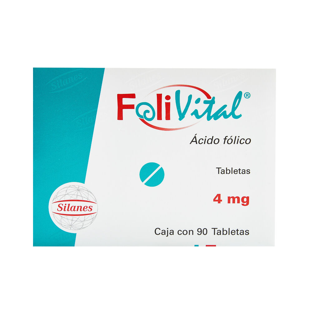 FOLIVITAL 4MG C 90 TAB ACIDO FOLICO