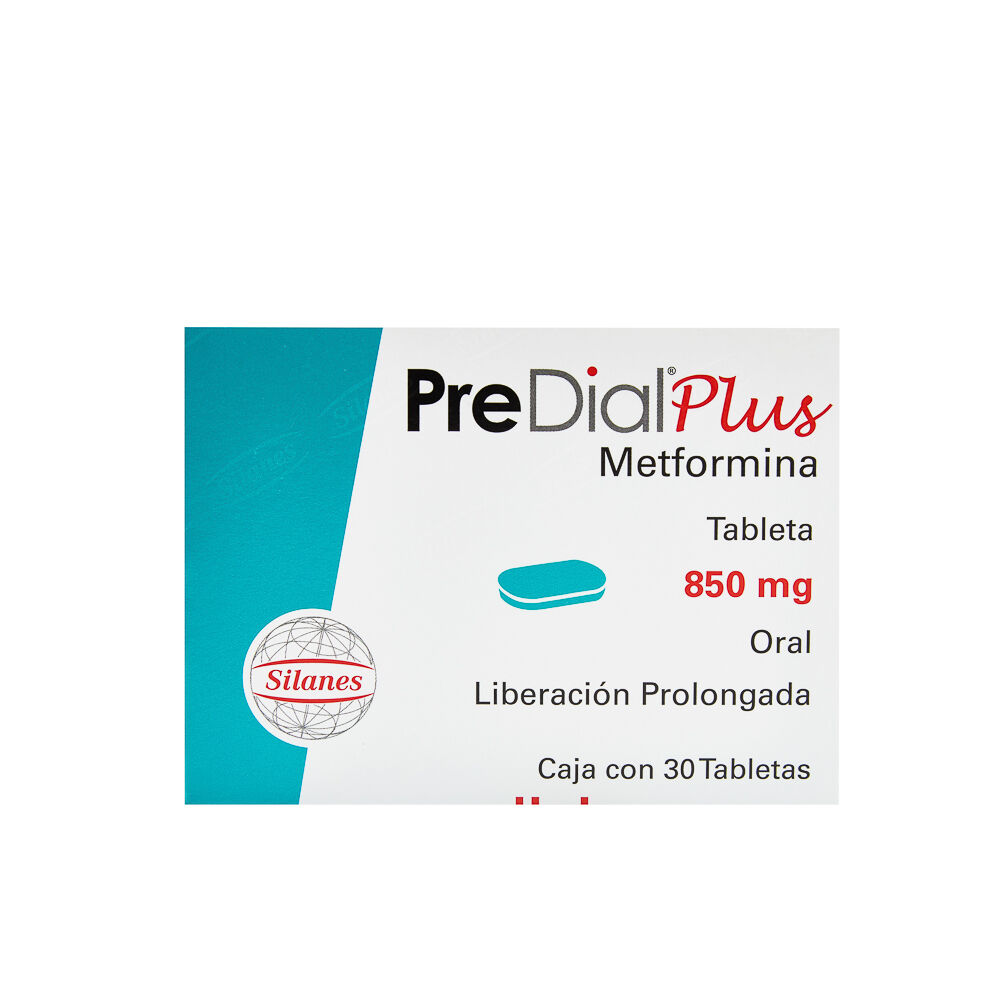 PREDIAL PLUS LP 850MG C 30 TAB
