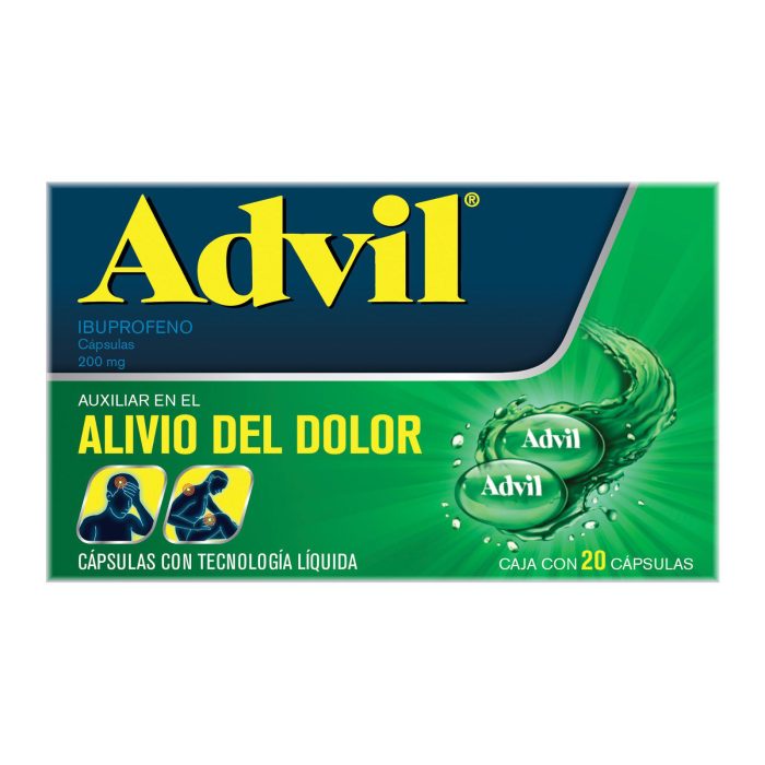 ADVIL 200MG C 20 CAP IBUPROFENO