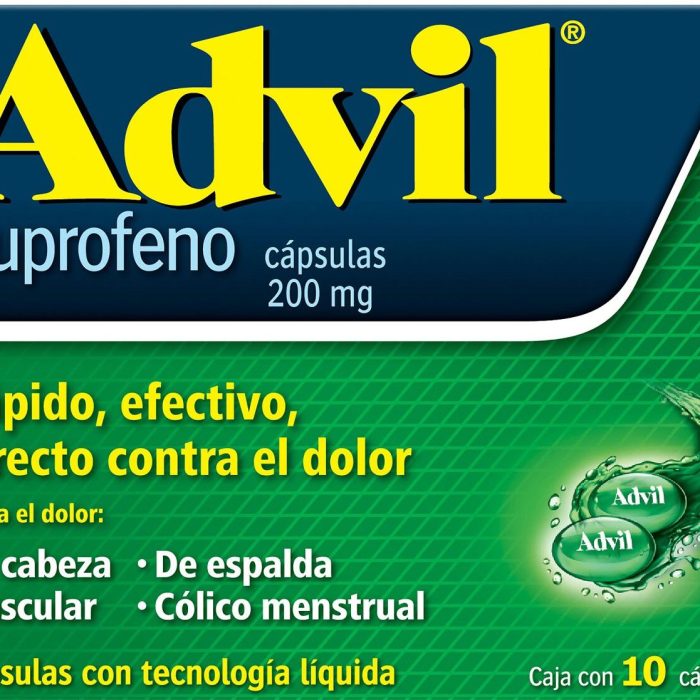 ADVIL 200MG C 10 CAP IBUPROFENO