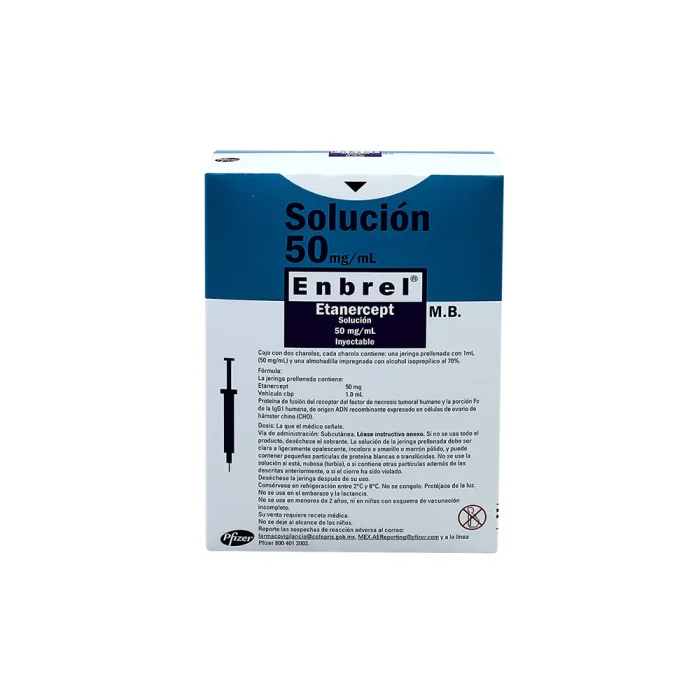 ENBREL 50MG/ML SOL INY C 2 JERINGAS ETANERCEPT