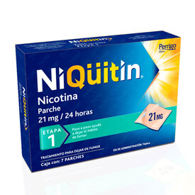 NIQUITIN 21MG/24HR ETAPA1 C 7 PARCHE NICOTINA