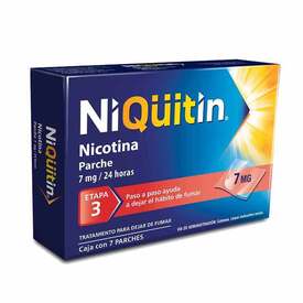 NIQUITIN 7MG24HR ETAPA-3 C 7 PARCHE NICOTINA