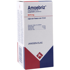 AMOEBRIZ SUSP 10ML 60/10MG CEREZA