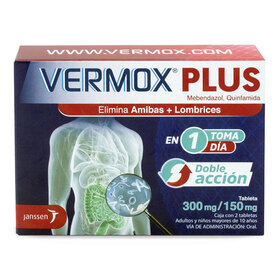 VERMOX PLUS T 2 300/150MG