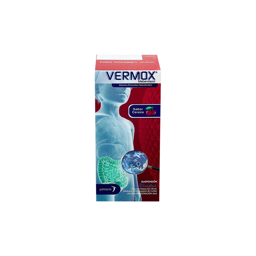 VERMOX SUSP 10ML 60MG/ML 1 D