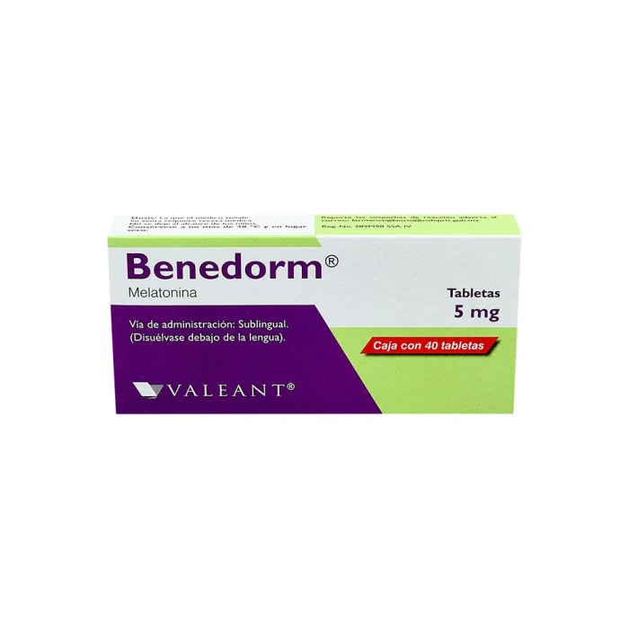 BENEDORM 5MG C 40 TAB SUBLING MELATONINA