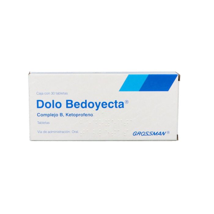 DOLOBEDOYECTA C 30 TAB COMPLEJO BKETOPROFENO