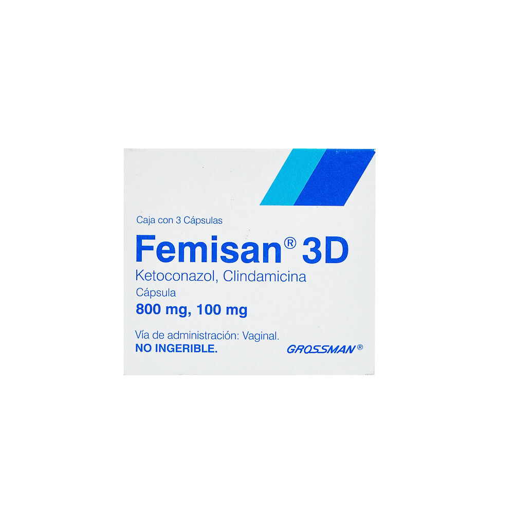 FEMISAN 3D 800/100MG C 3 CAPS