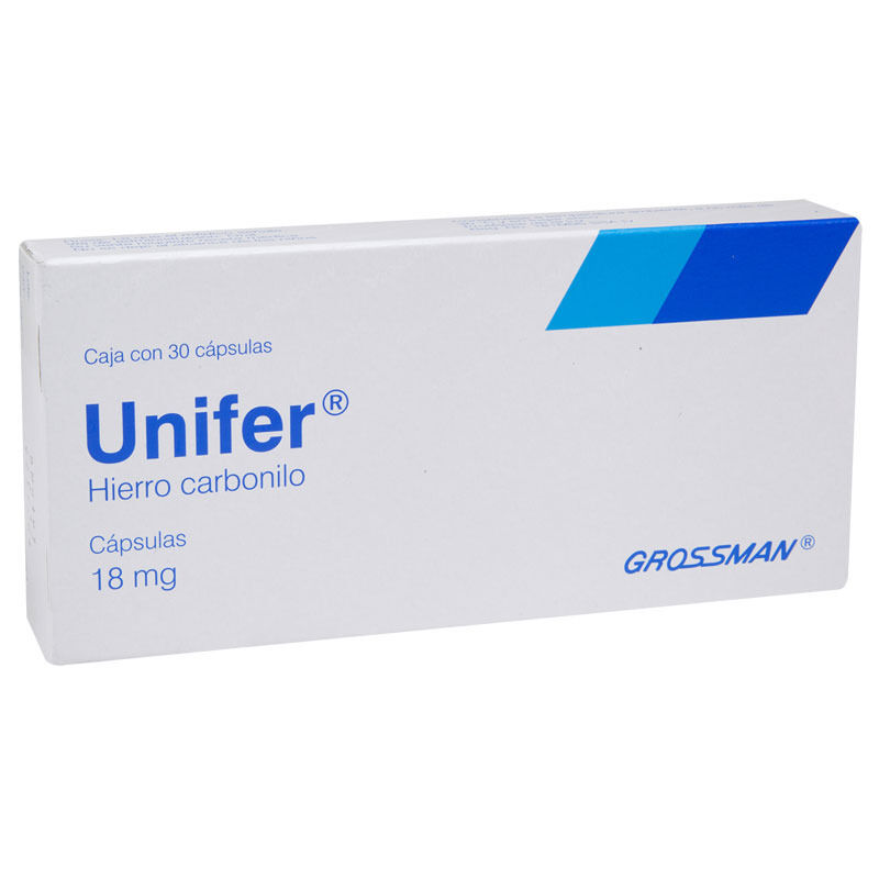 UNIFER 18MG C 30 CAP