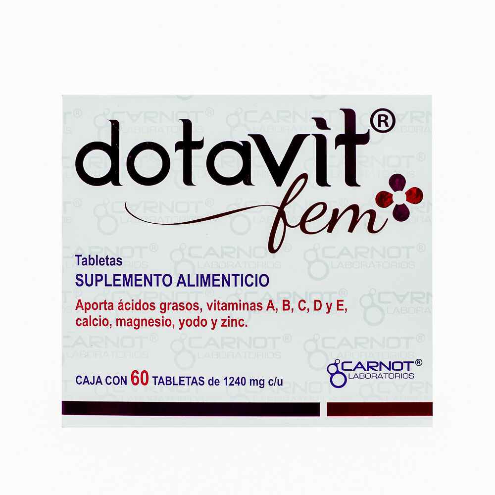 DOTAVIT FEM C 60 TAB SUPLEMENO ALIMENTICIO