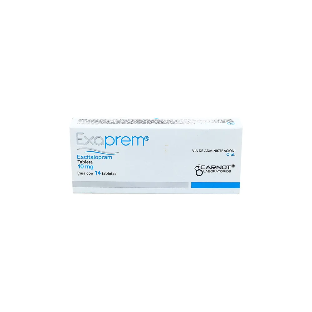 EXAPREM 10MG C 14 TAB ESCITALOPRAM