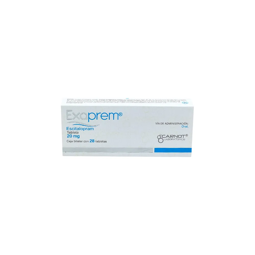 EXAPREM 20MG C 28 TAB ESCITALOPRAM