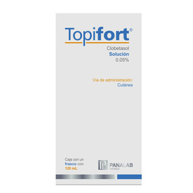 TOPIFORT SOLUCON 0.05 O 120ML CLOBETASOL