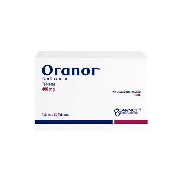 ORANOR 400MG C 20 TAB NORFLOXACINO