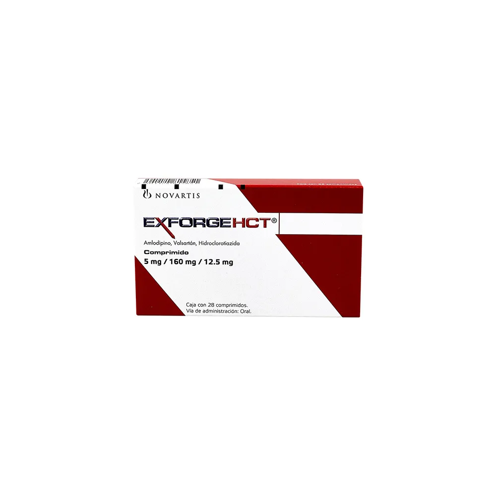 EXFORGE HCT 5/160/12.5MG C 28 TAB