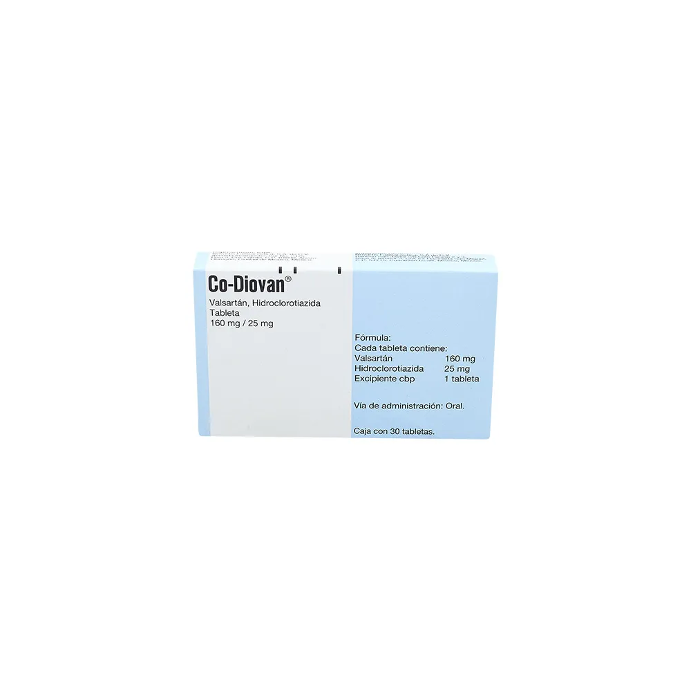CODIOVAN 160/25MG C 3O TAB VALSARTAN/HCTZ