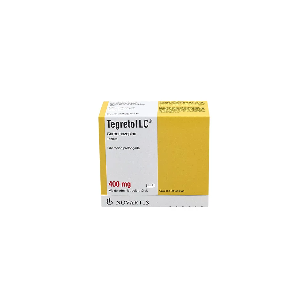 TEGRETOL LC 400MG TAB C 20 LIBERACION PROLONG
