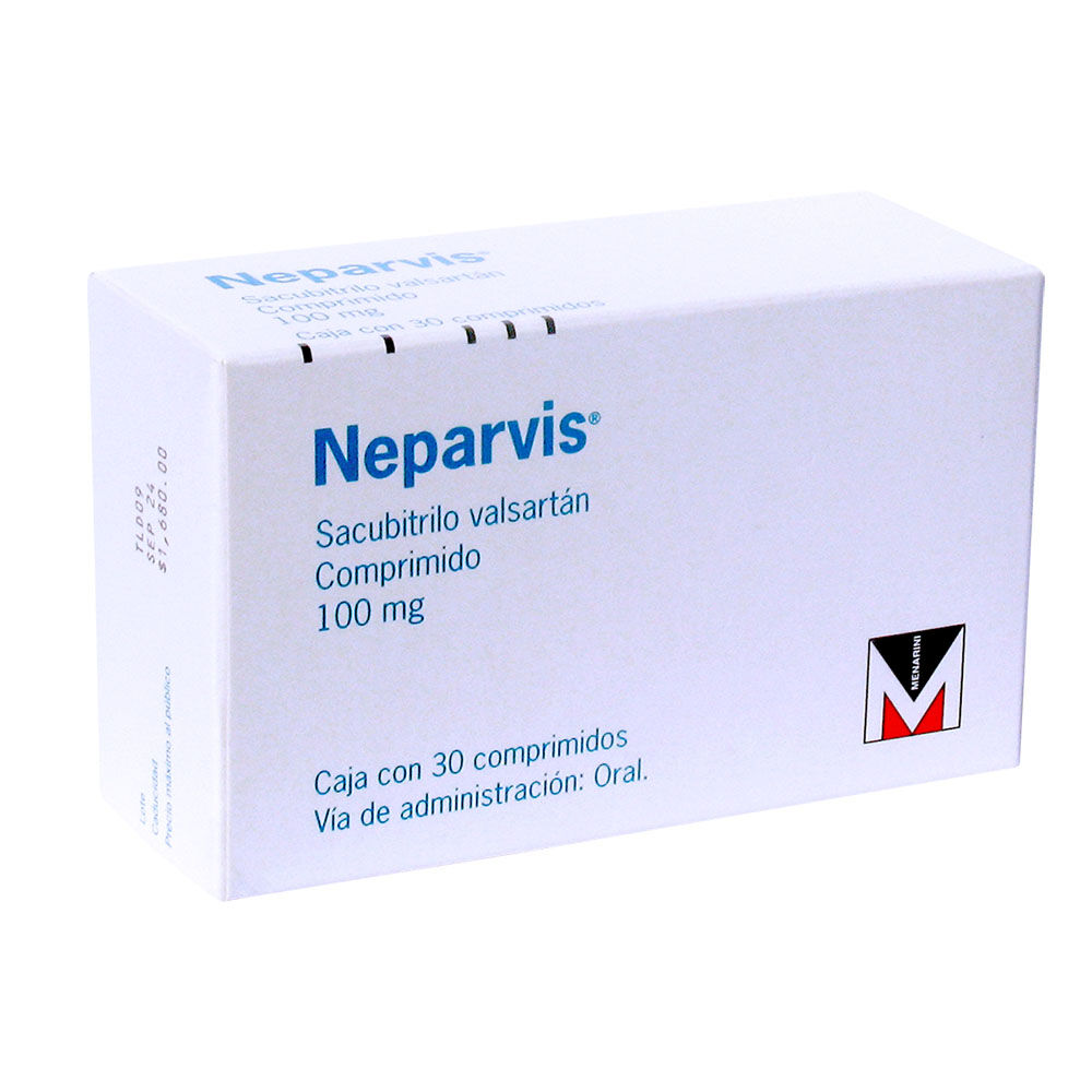 NEPARVIS 100MG C 30 COMPS SACUBITRILO VALSARTAN