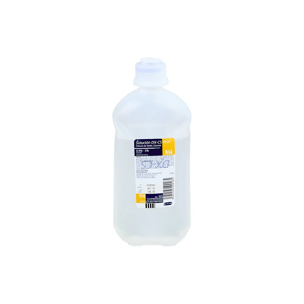DEXTROSA/CLORURO SODIO PISA 500ML GLUCOSACS