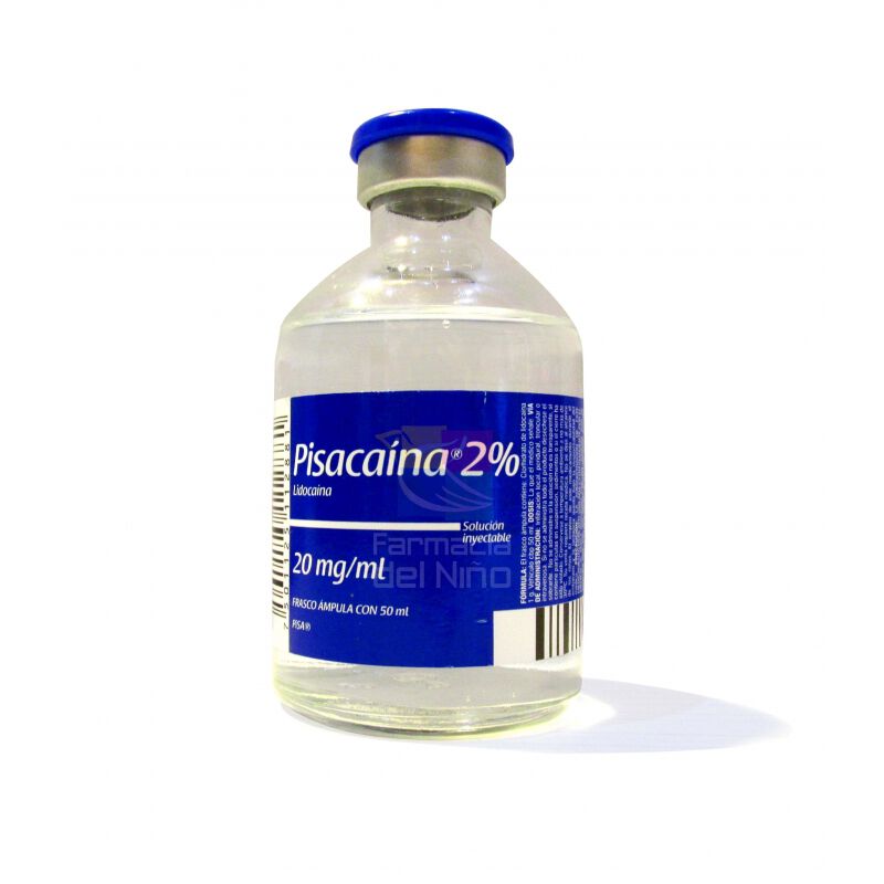 PISACAINA 2 INY FA 50ML LIDOCAINA